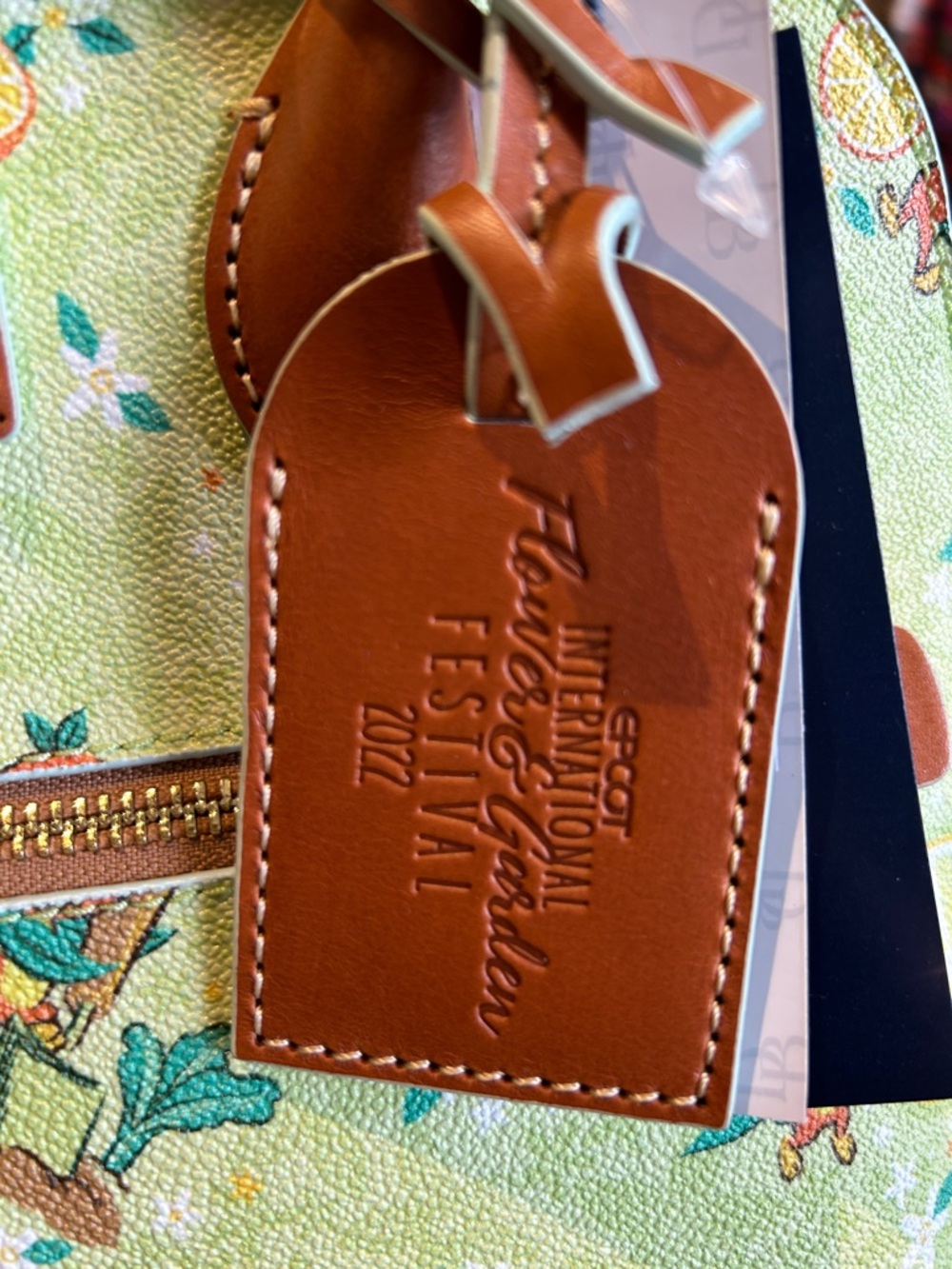 Dooney and Bourke Orange Bird Satchel Epcot 2022 Flower and Garden Festival NWT - Picture 5 of 8